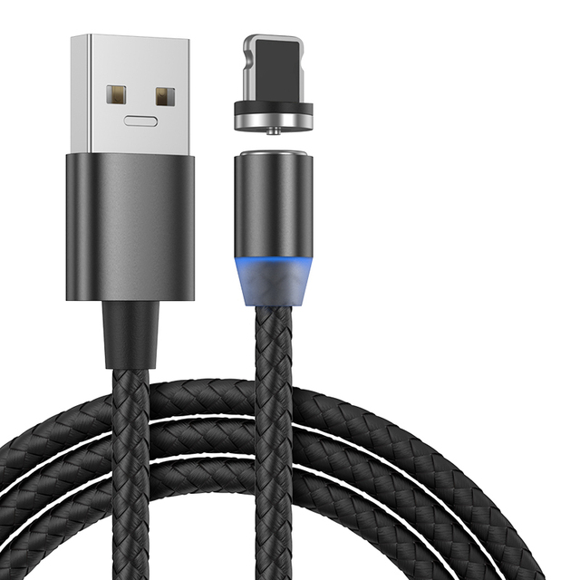 USB Magnetic Charging Cable for Micro Type-C 8 Pin Fast Charging Cable