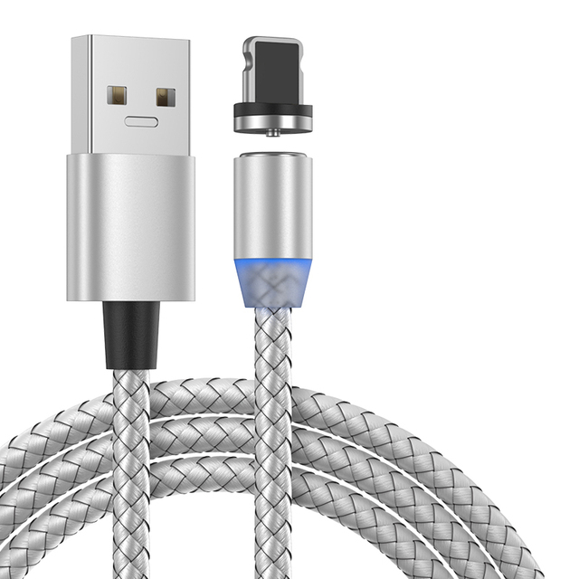 USB Magnetic Charging Cable for Micro Type-C 8 Pin Fast Charging Cable