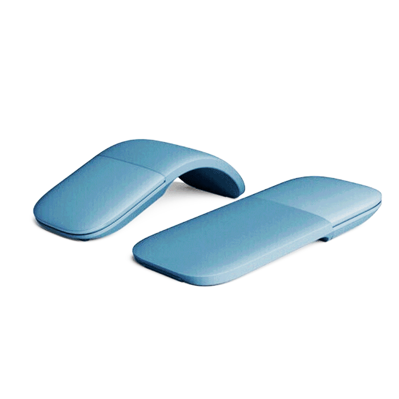 Bluetooth Wireless Mouse Arc Touch Flexible Folding Mice Ergonomic Flat Silent Mouse