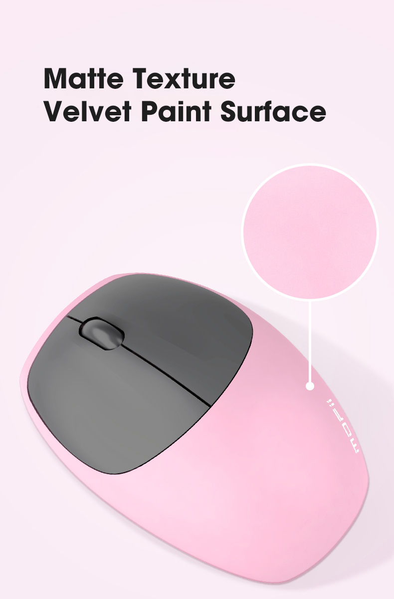 2.4GHz Wireless Mouse USB  Pink Mice Wireless 1200DPI