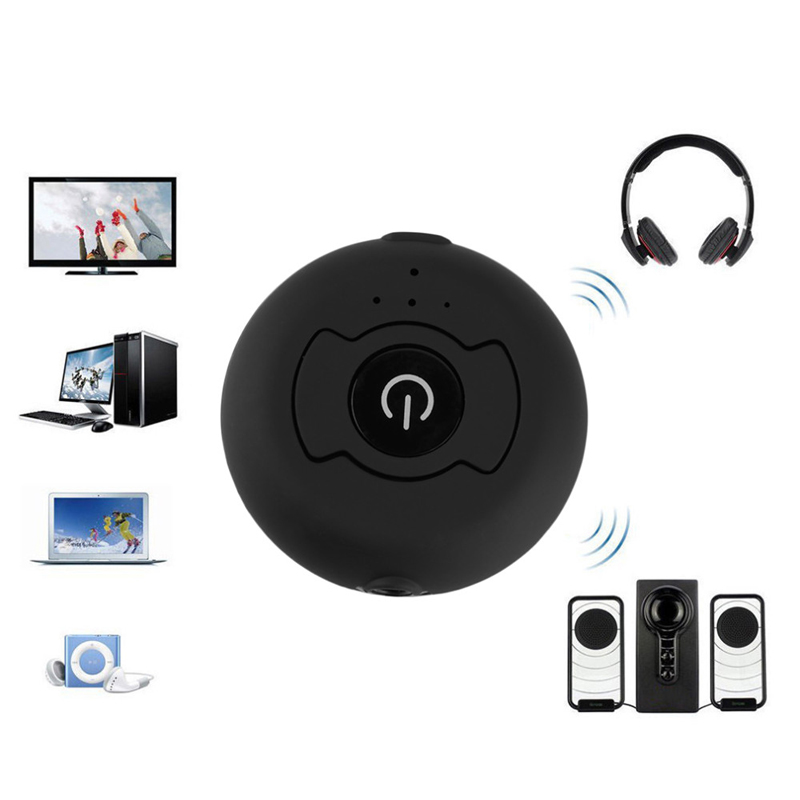 Multipoint Bluetooth 5.0 Audio Transmitter For TV PC Connect 2 Headphones 3.5mm AUX Low Latency Stereo Wireless Adapter