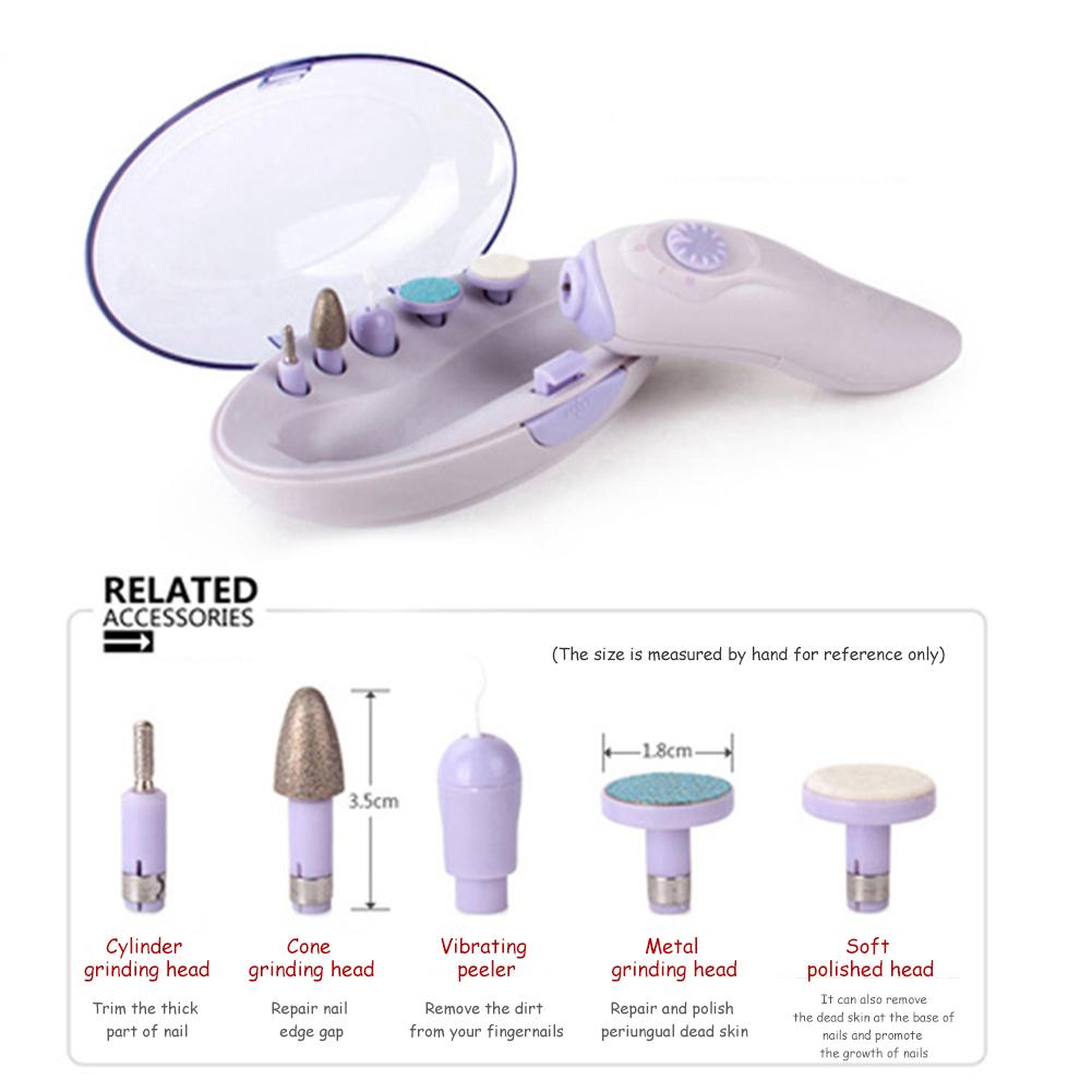 Electric Manicure Pedicure Kit Multifunctional Pedicure Manicure Tools Set Cordless Electric Nail Drill Kit For Men Women Nail C