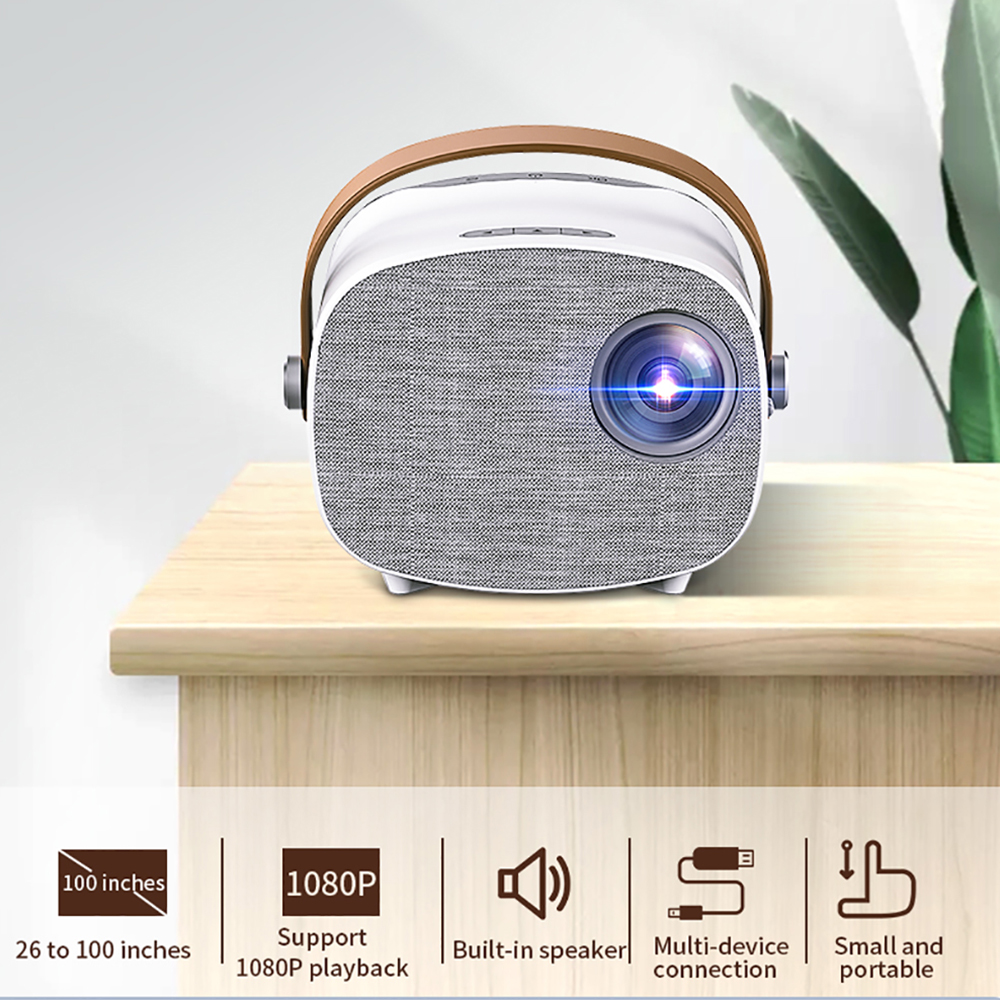 YG230 Mini Portable 640*480 Pixel Full HD 1080P Support 100'' Display Home Theater Video Movie Game Teaching Small Projector