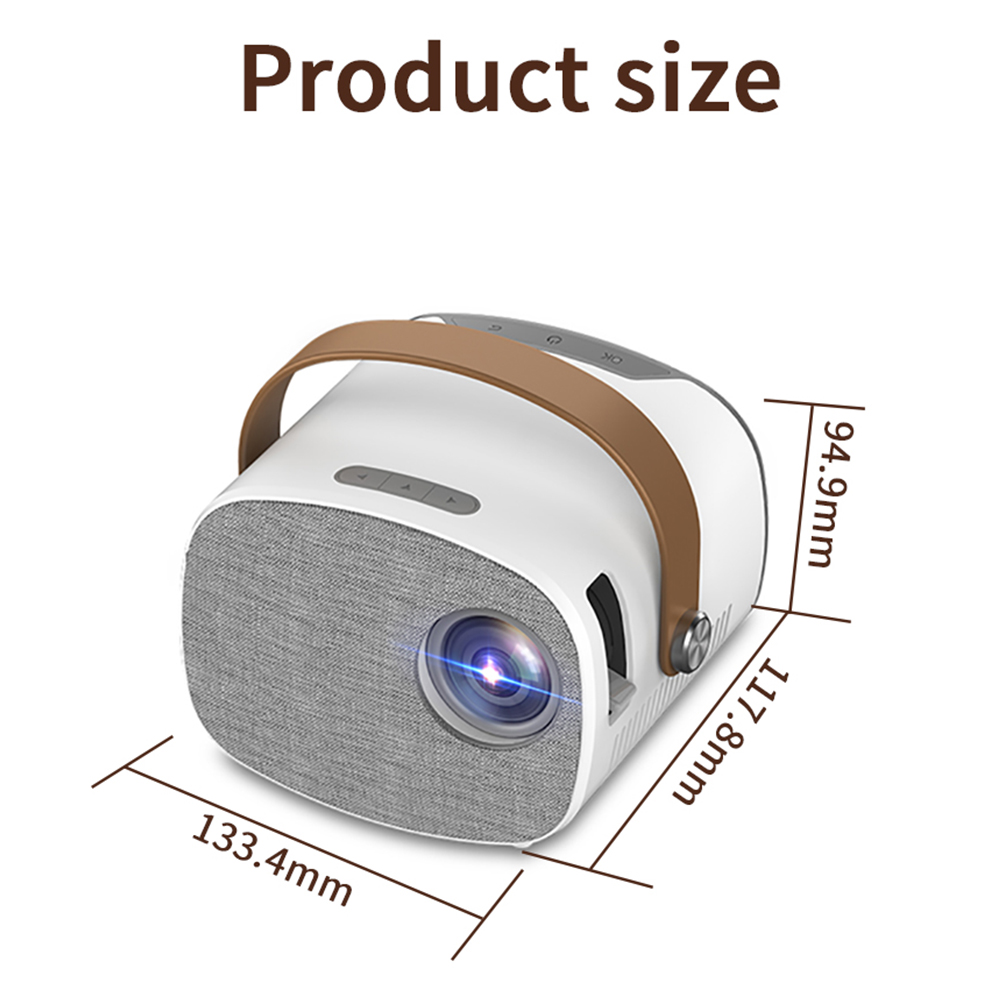 YG230 Mini Portable 640*480 Pixel Full HD 1080P Support 100'' Display Home Theater Video Movie Game Teaching Small Projector