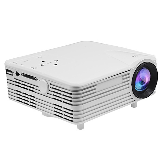 Projector H80 400 Lumens 1080P Household Parent-Child Portable Projector Home Office Mini LED TV