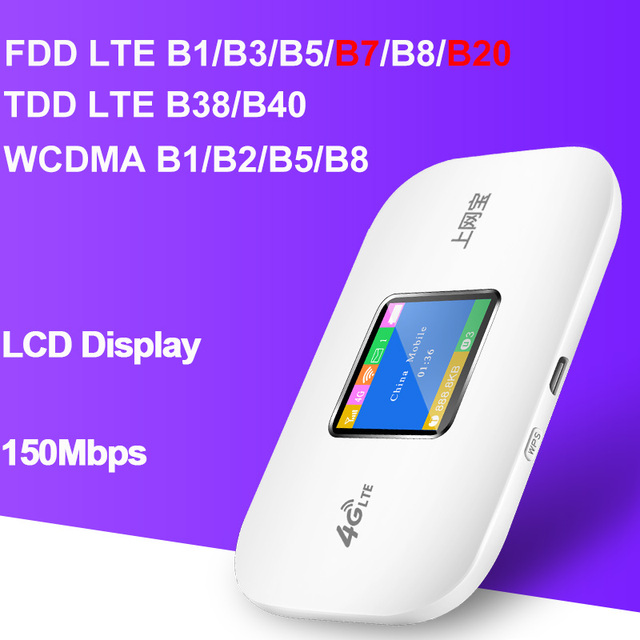 4G Wifi Router mini router 3G 4G Lte Wireless Portable Pocket wi fi Mobile Hotspot Car Wi-fi Router With Sim Card Slot
