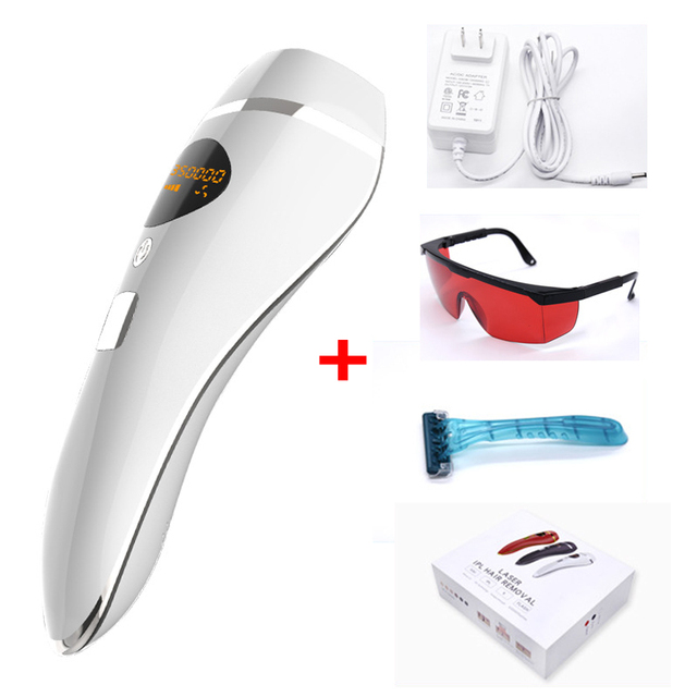 Laser Epilator IPL Hair Removal Photoepilator 999900 Flash Cooling LCD Acne Treatment Permanent Painless