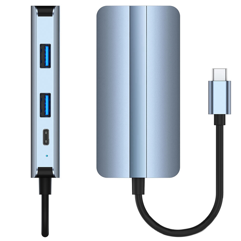 8 in 1 Type-C to HDMI+Vga+Pd+Sd+Tf+Auido+USB3.2+2.0 Expansion Dock for  Apple Notebook cable