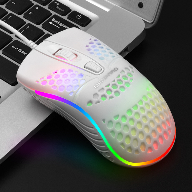 Wired Gaming Mouse Sports RGB Streamer Horse Running Luminous USB Wired Silent Mause