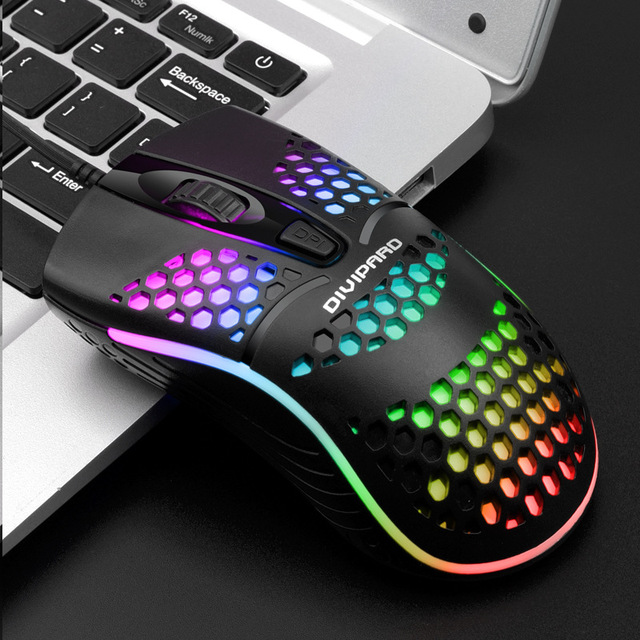 Wired Gaming Mouse Sports RGB Streamer Horse Running Luminous USB Wired Silent Mause