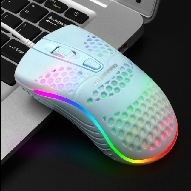 Wired Gaming Mouse Sports RGB Streamer Horse Running Luminous USB Wired Silent Mause