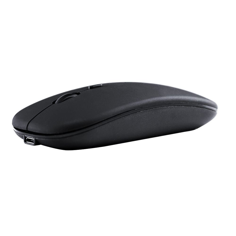 2.4Ghz Wireless Mouse Black Rechargeable USB Mice