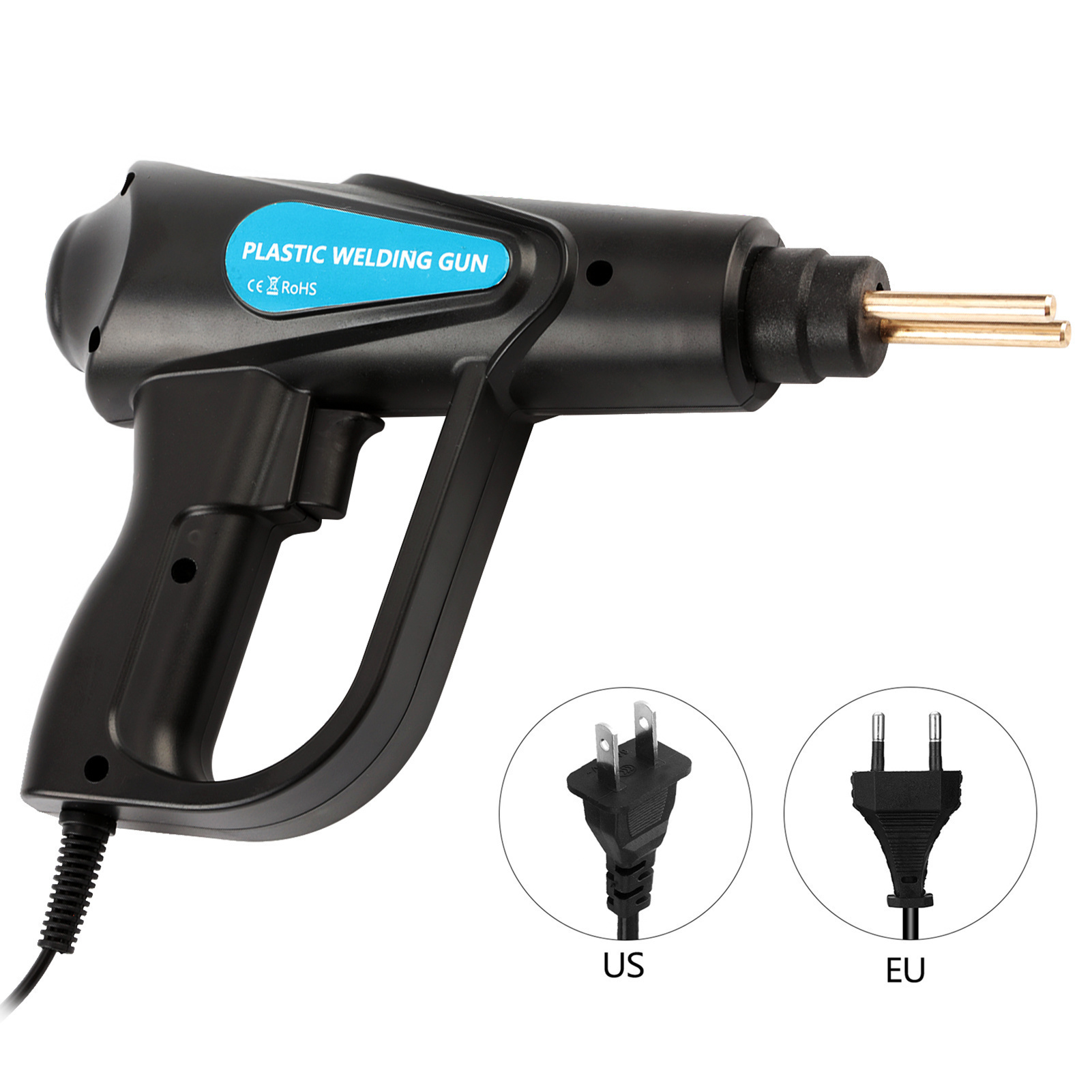 70W Plastic Welder Repair Kit Hot Stapler Pvc Plastic Welding Machine Heat Gun Garage Hand Tools Car Bumper Soldering Iron