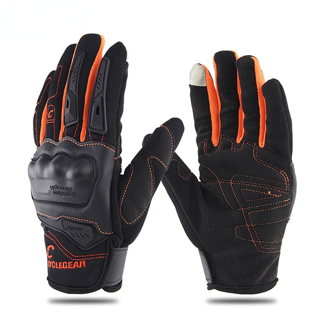 Summer Motorcycle Gloves Breathable Motobike Riding Guante Moto Touch Screen Protective Gear Motor Bike Motocross Gloves