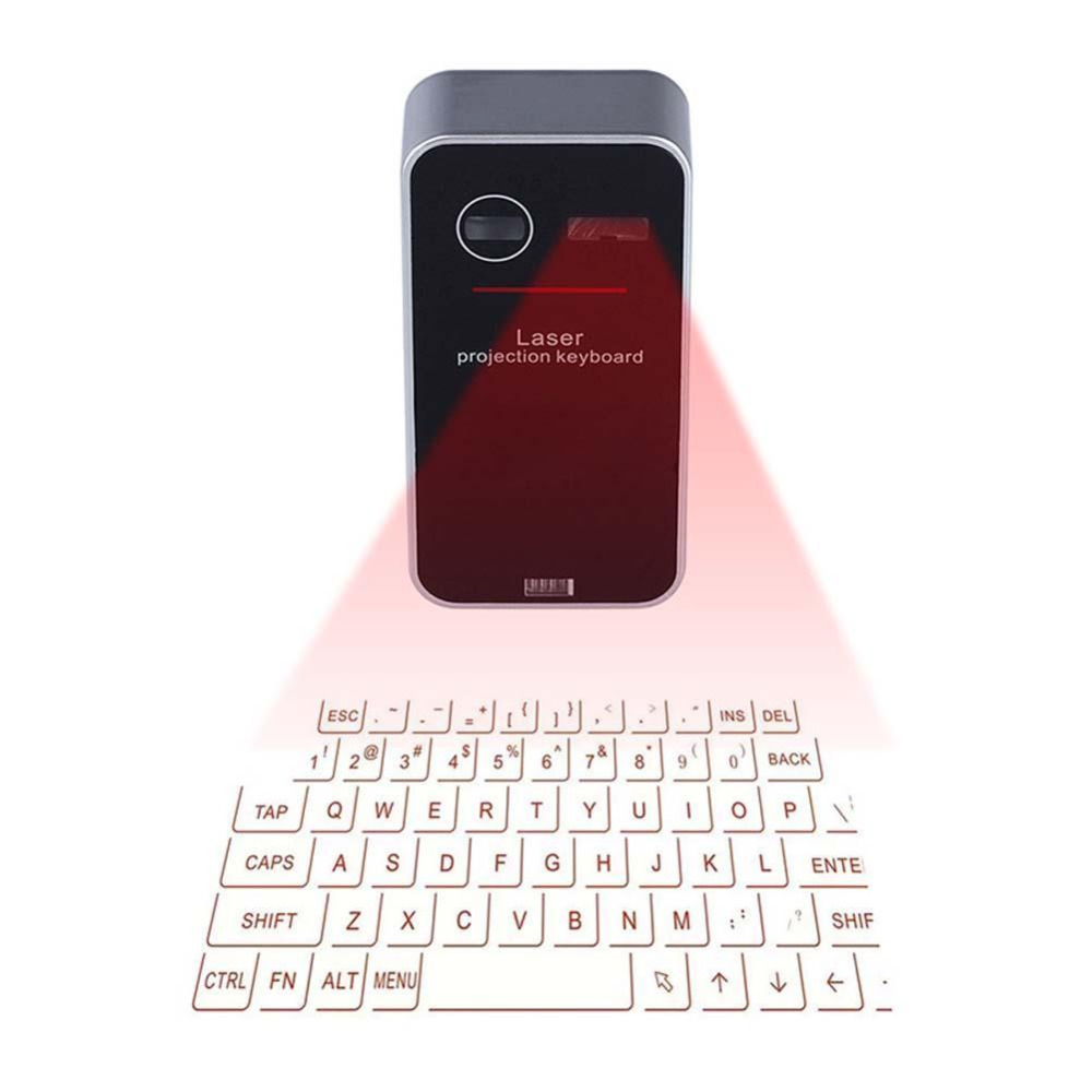 Portable Bluetooth Virtual Laser Keyboard Wireless Projector Keyboard With Mouse function