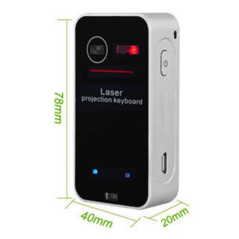 Portable Bluetooth Virtual Laser Keyboard Wireless Projector Keyboard With Mouse function