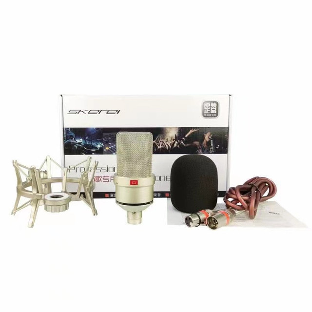 Microphone Condenser Professional Microphone Home Studio Recording Microphone For Computer Gaming Sound Card Podcast Live