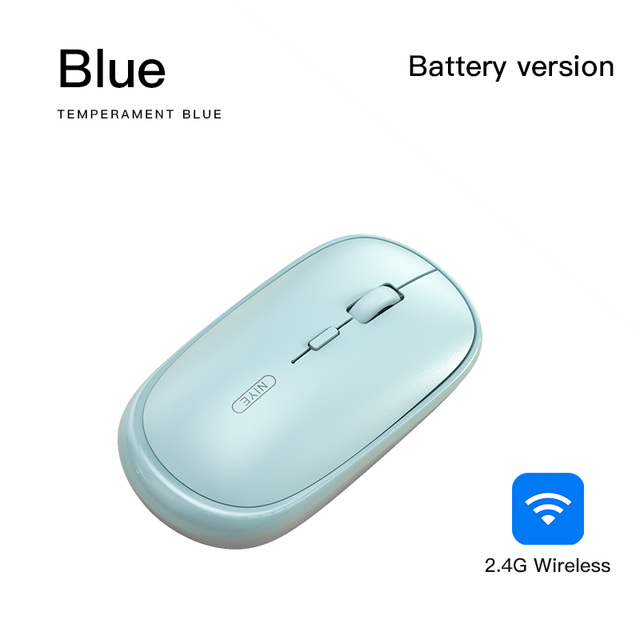 Pink Wireless Mouse 2.4GHz USB Mouse Silent Mute Mice 1600 DPI Adjustable