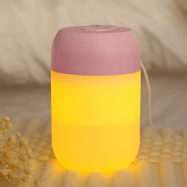 300ML Air Humidifier Ultrasonic Mini Aromatherapy Diffuser Portable Sprayer USB Essential Oil Atomizer LED Lamp for Home Car