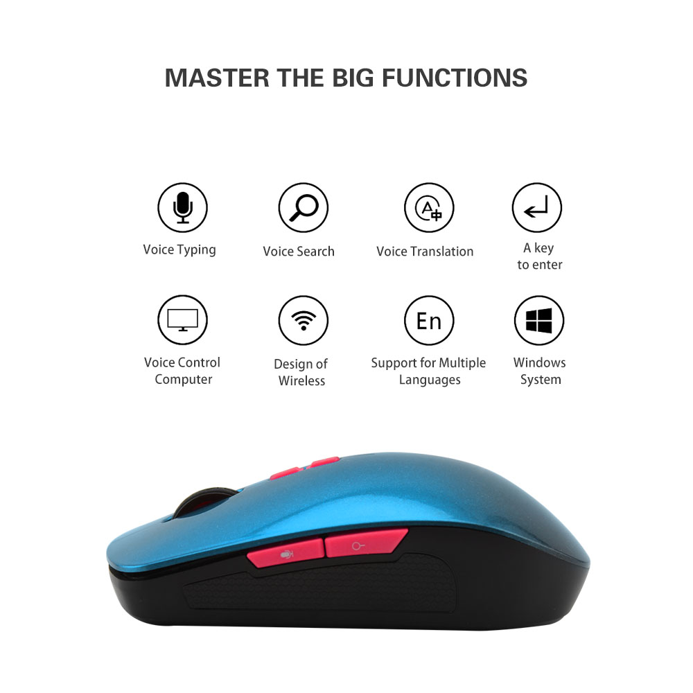 AI Smart Wireless Mouse Rechargeable Ergonomic Computer Mice
