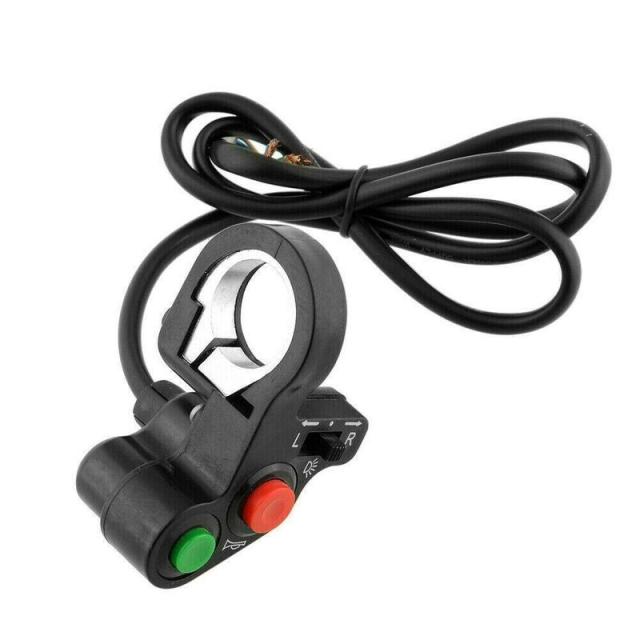 Motorcycle Switch Handlebar Switch Electric Bike Scooter Horn Turn Signals On/Off Button Light Switch Motorcycle Accessories
