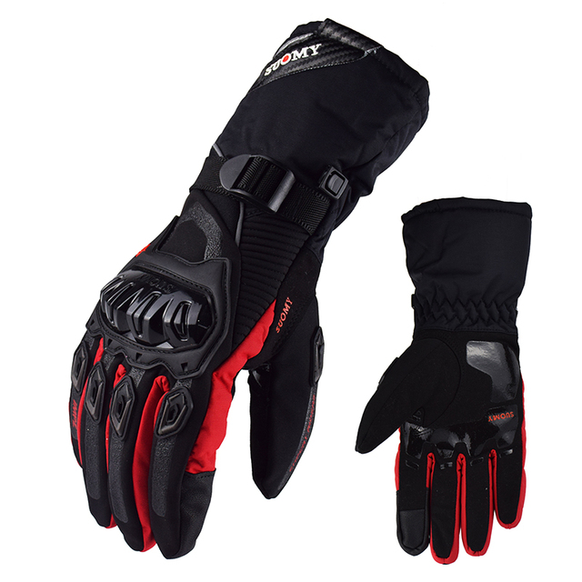 Winter Warm Motorcycle Gloves 100% Waterproof Windproof Motocross Moto Guantes Touch Screen Ski Riding Motocross Gloves