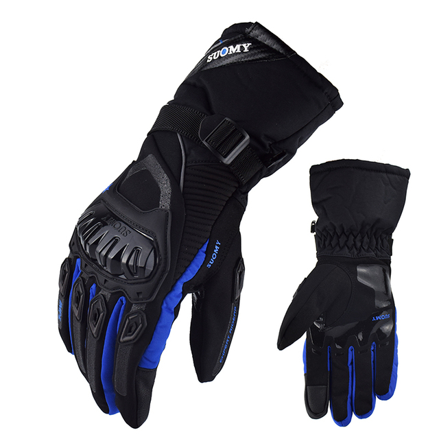 Winter Warm Motorcycle Gloves 100% Waterproof Windproof Motocross Moto Guantes Touch Screen Ski Riding Motocross Gloves