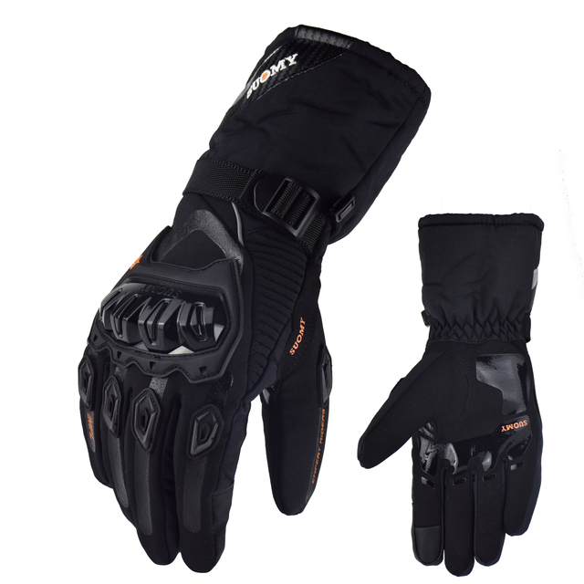Winter Warm Motorcycle Gloves 100% Waterproof Windproof Motocross Moto Guantes Touch Screen Ski Riding Motocross Gloves