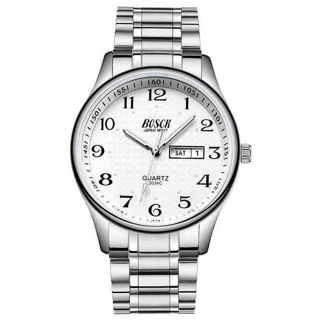 Calendar Men's Watches Business Luminous Number Quartz Wrist Watches And Clocks