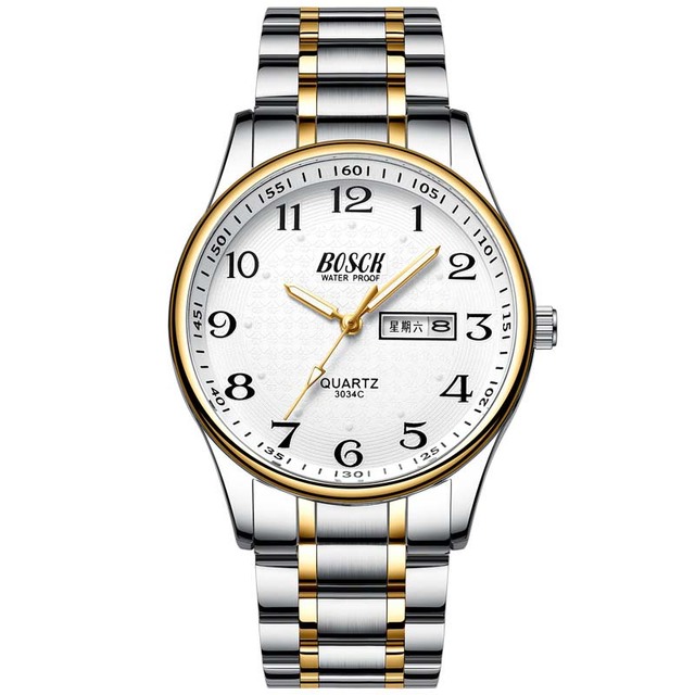 Calendar Men's Watches Business Luminous Number Quartz Wrist Watches And Clocks