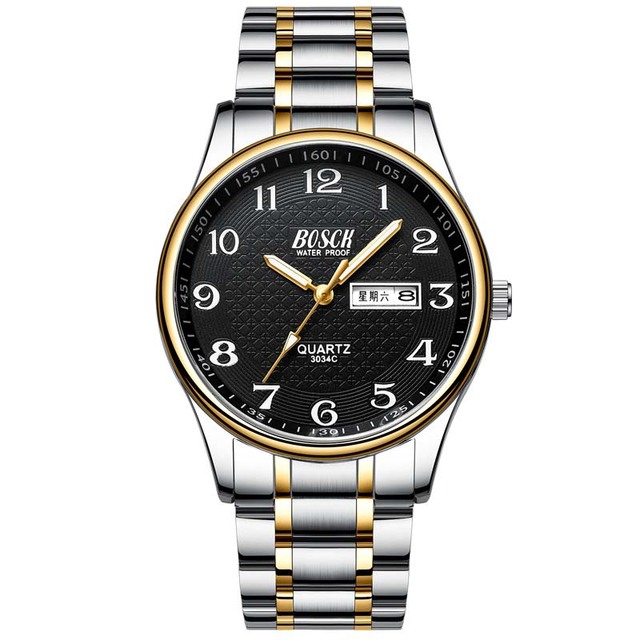 Calendar Men's Watches Business Luminous Number Quartz Wrist Watches And Clocks