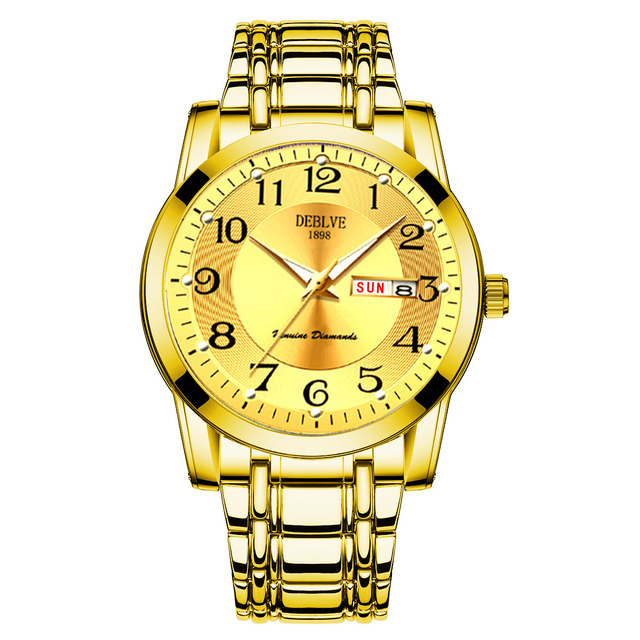 Luxury Mens Watches Luminous Waterproof Stainless Steel Watch Quartz Men Date Calendar Business Wristwatch