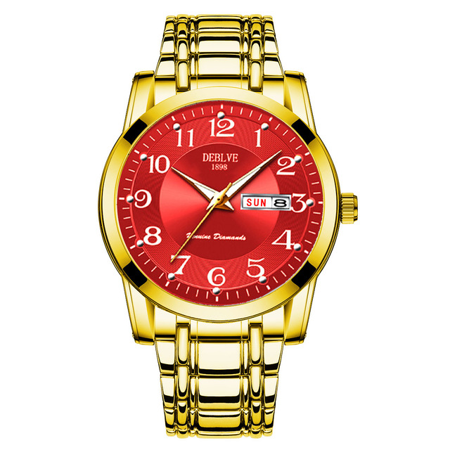 Luxury Mens Watches Luminous Waterproof Stainless Steel Watch Quartz Men Date Calendar Business Wristwatch