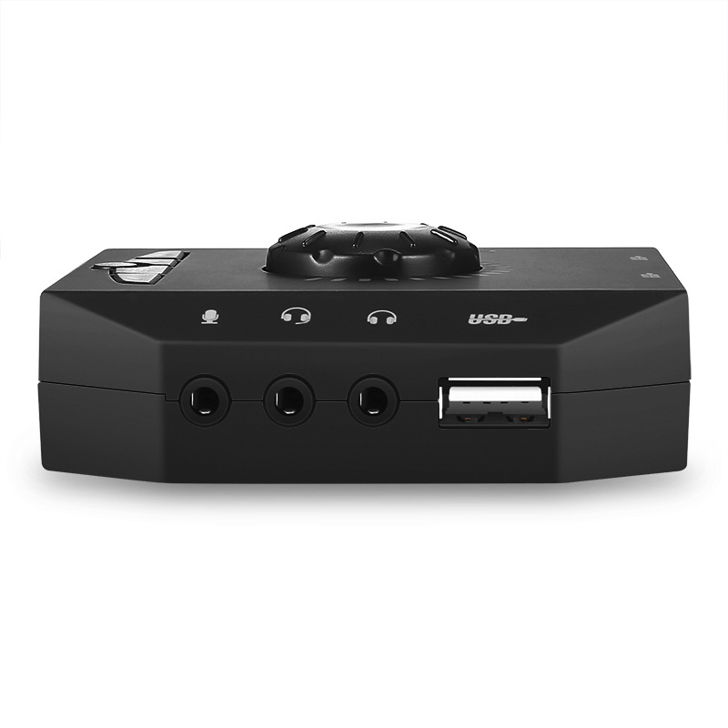 Profession Computer USB Sound Card Channel 7.1 Audio Adapter Converter Audio Interface for PC Laptop External Sound Card