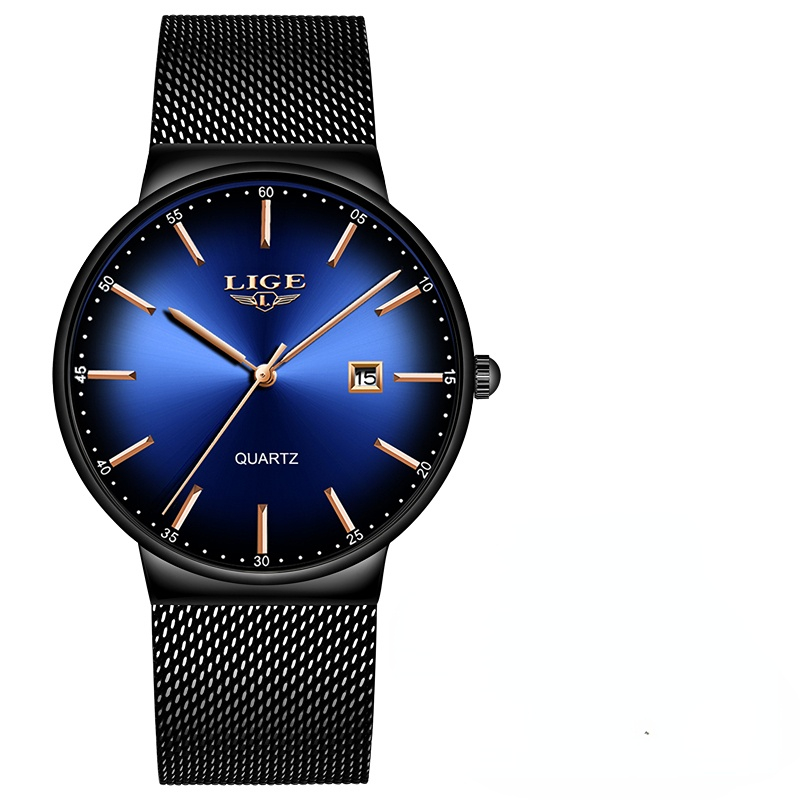 Top Brand Luxury Casual Watch For Men Waterproof Fashion Clock Quartz Watches Thin Wristwatch Hombre