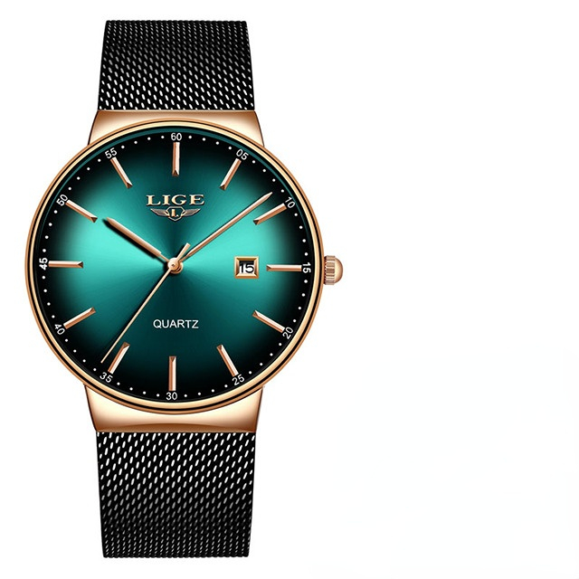 Top Brand Luxury Casual Watch For Men Waterproof Fashion Clock Quartz Watches Thin Wristwatch Hombre