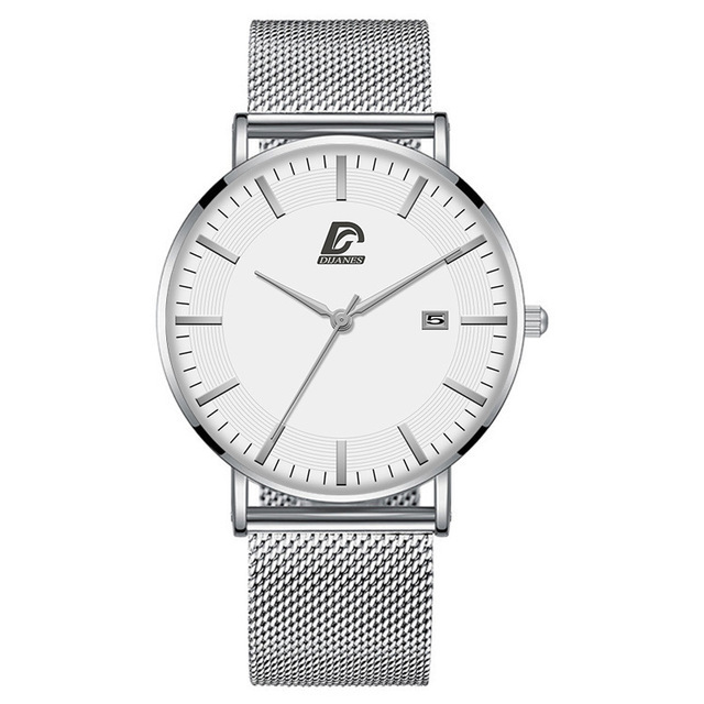 Watch for Men Watch Mens Watch Men Watch New Men's Calendar Quartz Watch Men's Fashion Business Net Band Watch Luxury Watch Men