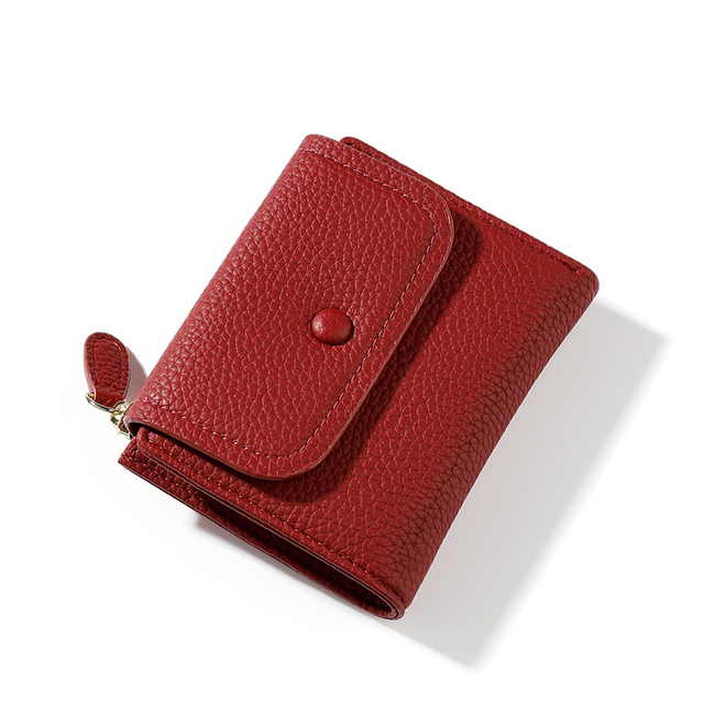 Small Pu Leather Women Wallet Mini Lady Coin Purse Pocket Yellow Female Wallet Girl Purse Brand Designer Women Purse