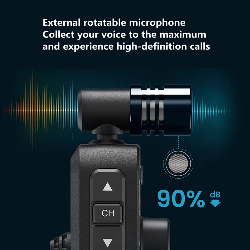 FM Transmitter Bluetooth 5.0 Car Kit Handsfree MP3 Player 5V 2.4A QC3.0 USB Car Charger with External Microphone