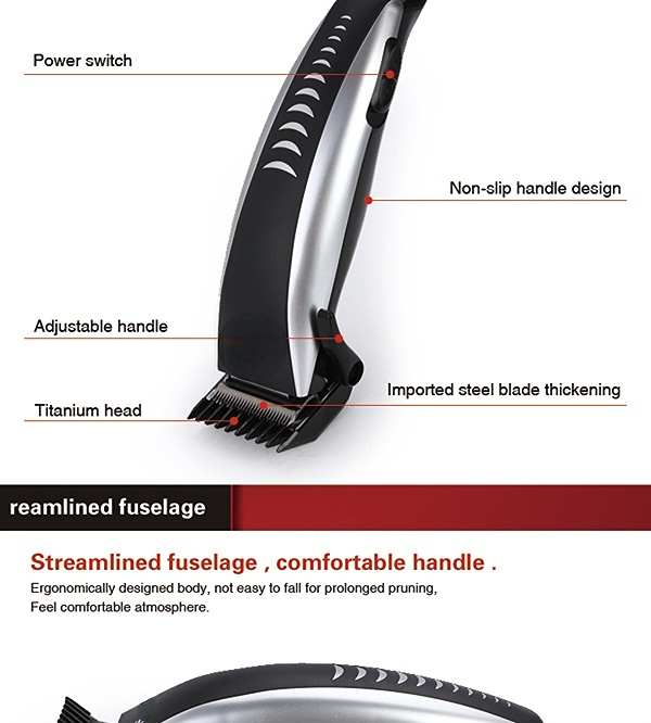 Hair Clippers Corded Hair Trimmer for Men Beard Trimmer Professional Hair Cutting Kit Barber Clipper