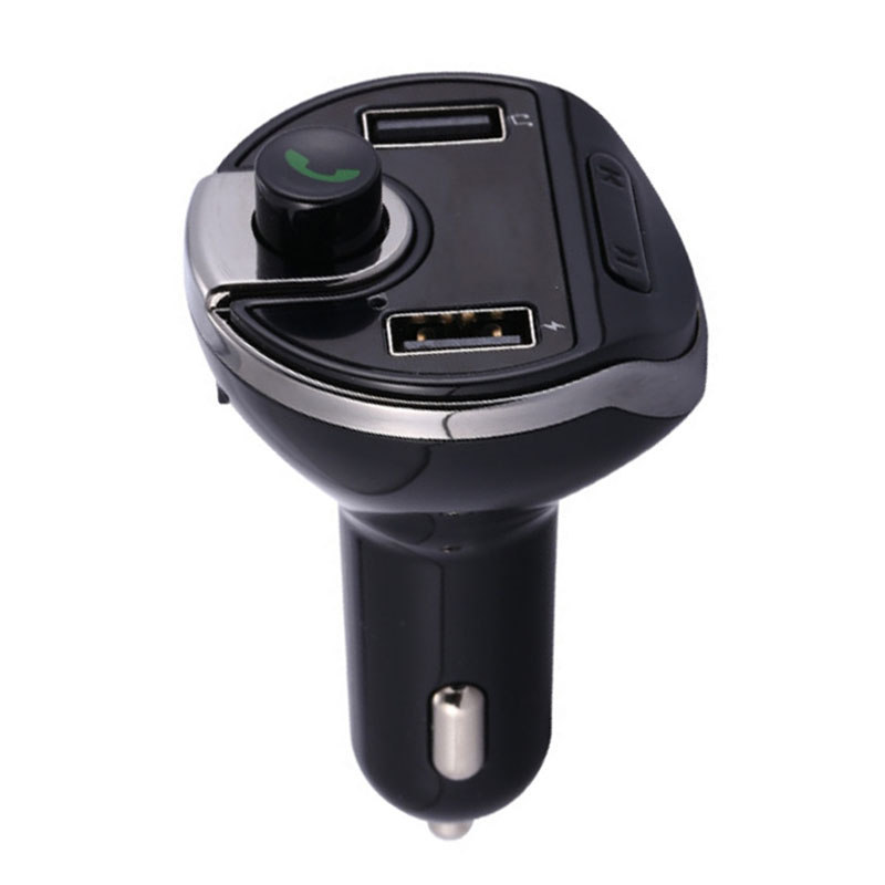 FM Transmitter FM Modulator Hands Free Music Playing Dual USB Car Charger Bluetooth-compatible Car Kit Handsfree
