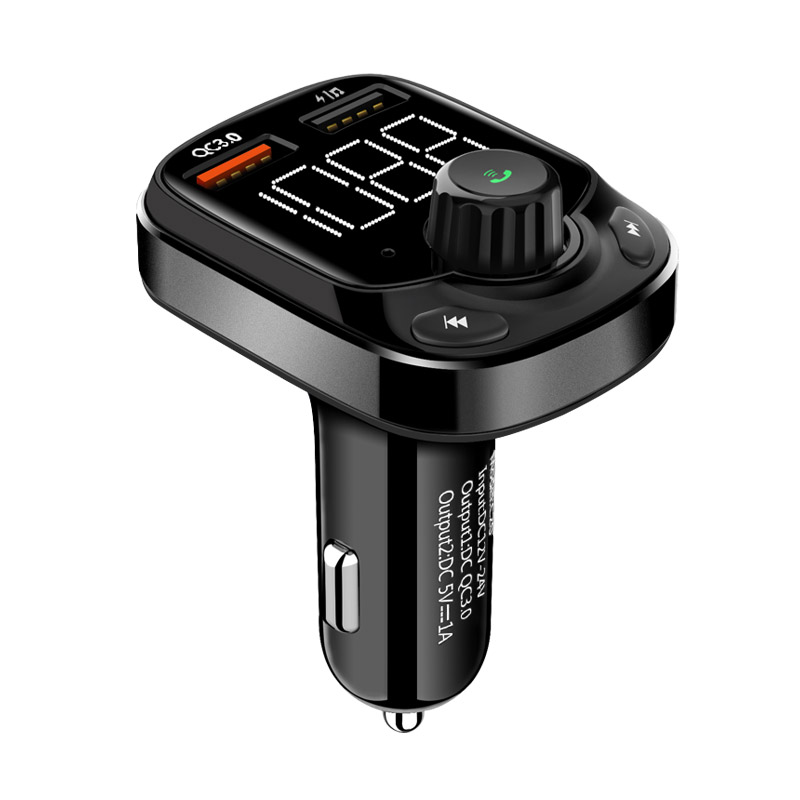 Bluetooth Car Kit Handsfree Calling Car MP3 Player FM Transmitter With Dual USB QC3.0 3.6A Quick Charge Car Charger
