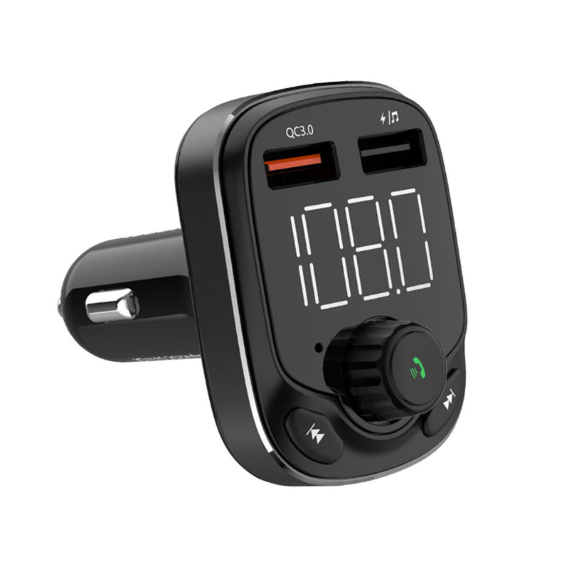 Bluetooth Car Kit Handsfree Calling Car MP3 Player FM Transmitter With Dual USB QC3.0 3.6A Quick Charge Car Charger
