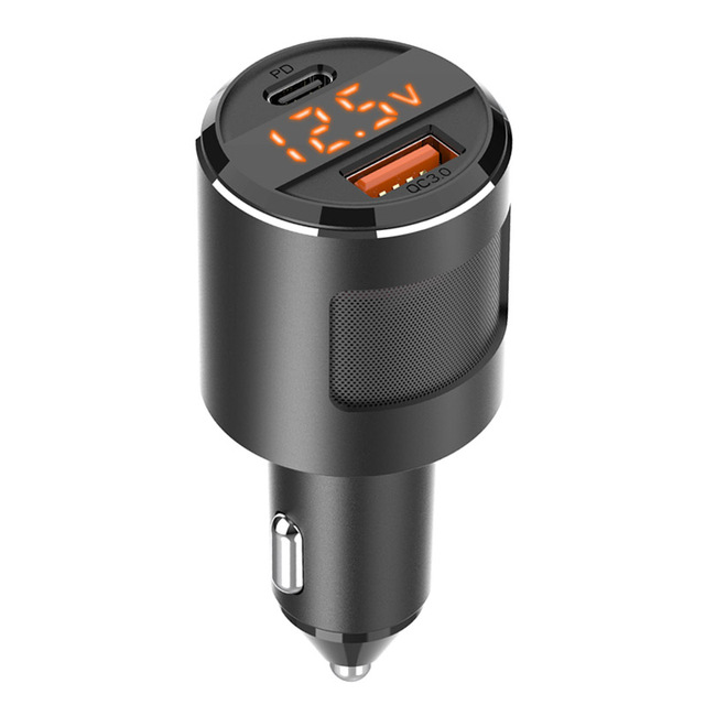 Car Charger Dual Port USB Car Phone Charger Adapter Fast Charging Quick Charge 3.0 Type -C PD 65W Voltage Detection