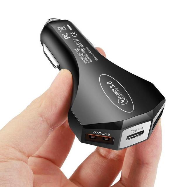 7A Car Charger USB Type C PD Fast Charger Quick Charge 3.0 For iPhone 13 Samsung Xiaomi Huawei Car Charging Mobile Phone