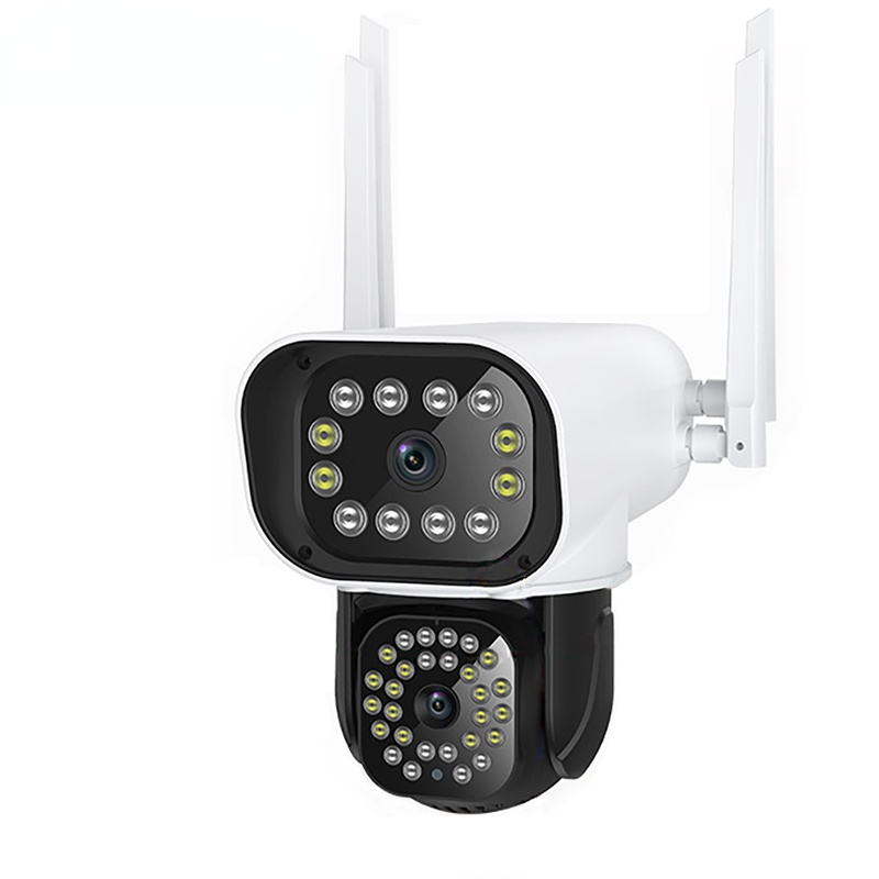 HD 3MP PTZ Dual-Lens Wifi Camera Outdoor Auto Tracking Cloud home Security IP Camera Zoom Speed Dome CCTV Camera surveillance