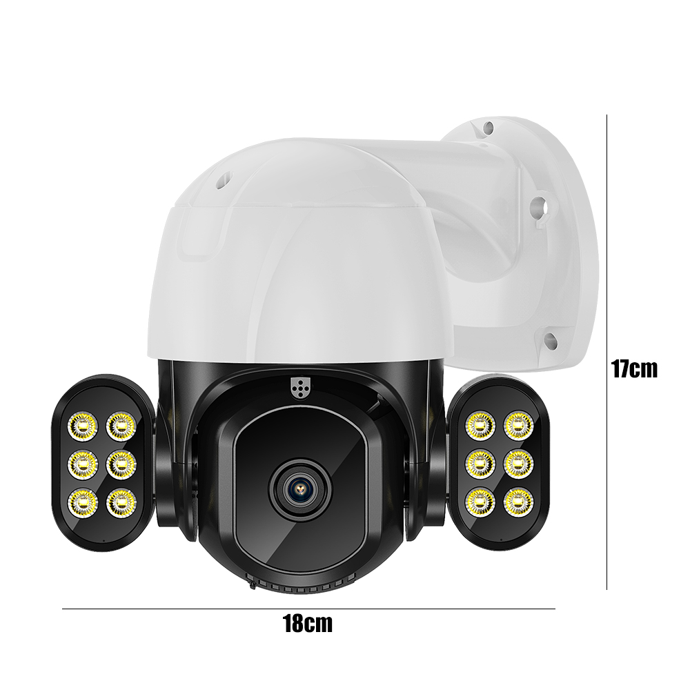4MP IP POE Camera Outdoor  IR 40M PTZ Speed Dome Camera 4MP HD AI Human Tracking CCTV IP Surveillance