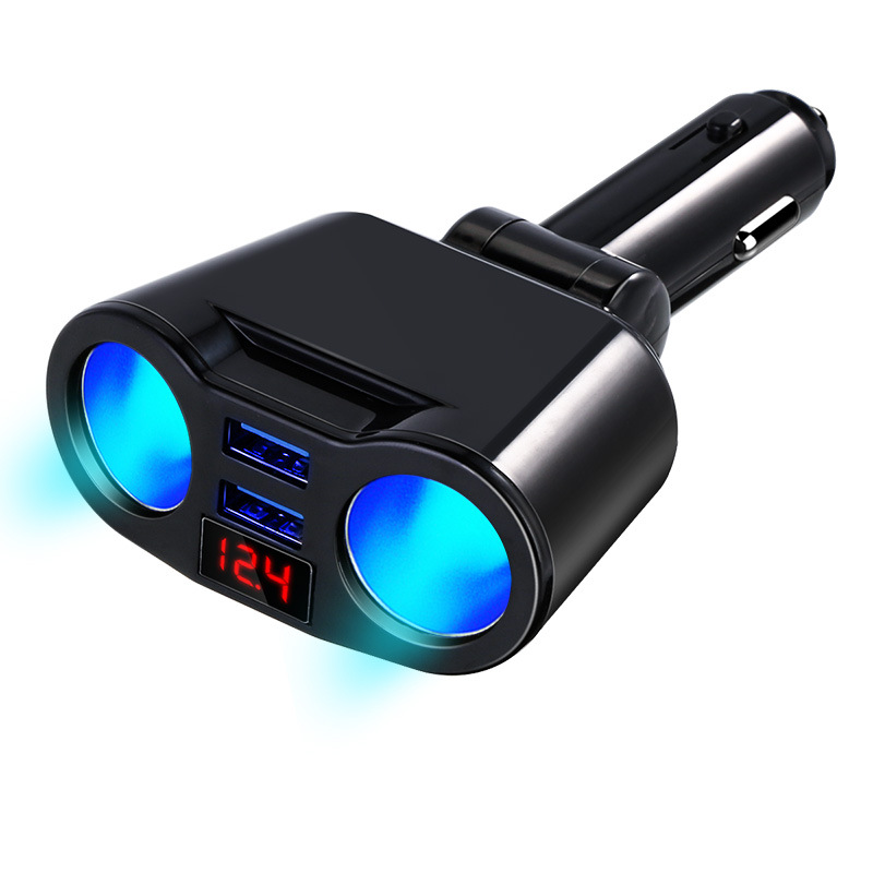 Car Cigarette Lighter Dual USB Ports DC 12-24V 3.1A Fast Charging Car Charger Multiple-Protection Cigarette Lighters for Phone