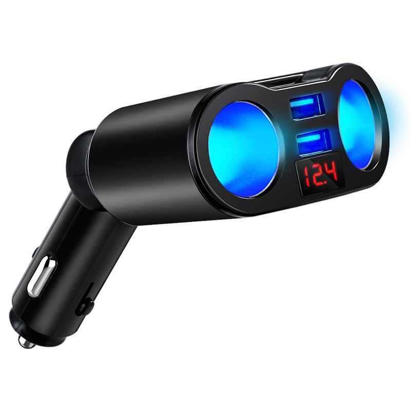 Car Cigarette Lighter Dual USB Ports DC 12-24V 3.1A Fast Charging Car Charger Multiple-Protection Cigarette Lighters for Phone