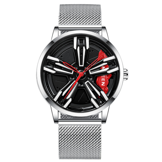 Wheel Watch 2022 For Men Hub Top Brand Luxury Trend Cool Sports Car Men's Watch Stainless Steel Fashion men's Quartz Watches